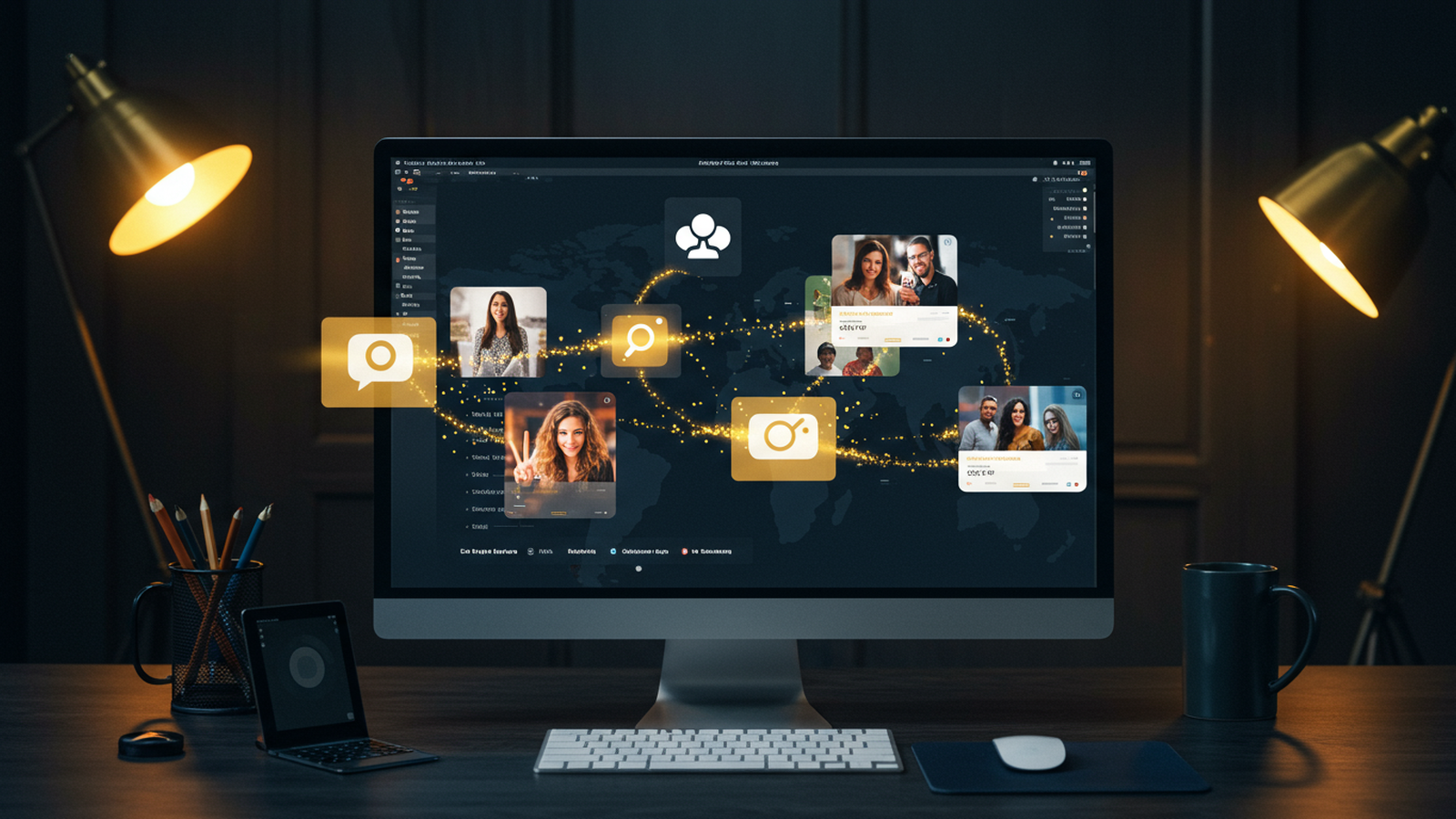 ShareCraft AI 社群分享工具介面示意圖